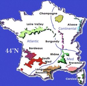 Bordeaux Wine Regions Map