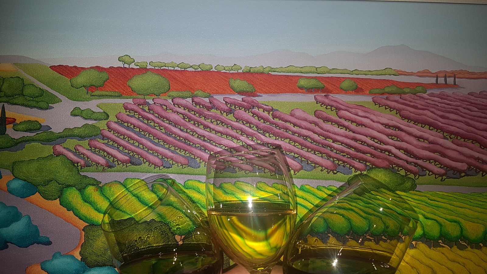 Wine and art with Sean Roe and Libby Page